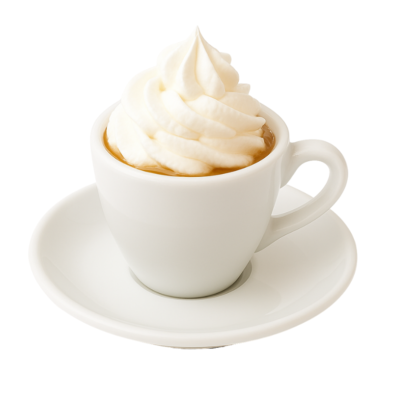 Caffè con aggiunta di panna