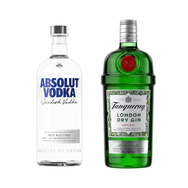 Bottiglia di Vodka o Gin Base • 1 lt